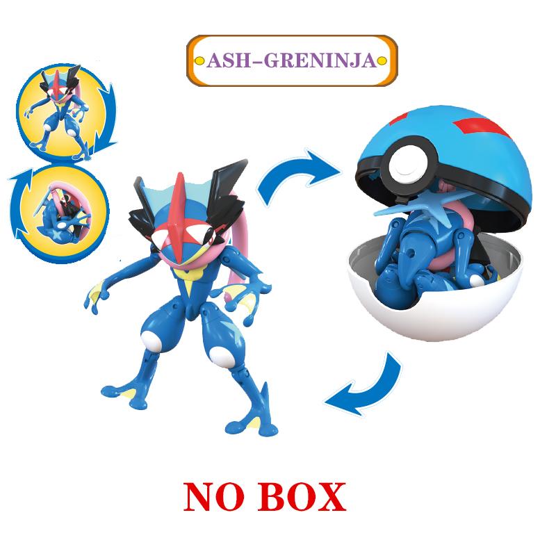 New Pok é mon Pok é Ball Transformation Ball Pikachu Charmander Eevee PVC Model Parent Child Interactive Toy Birthday Gift toys
