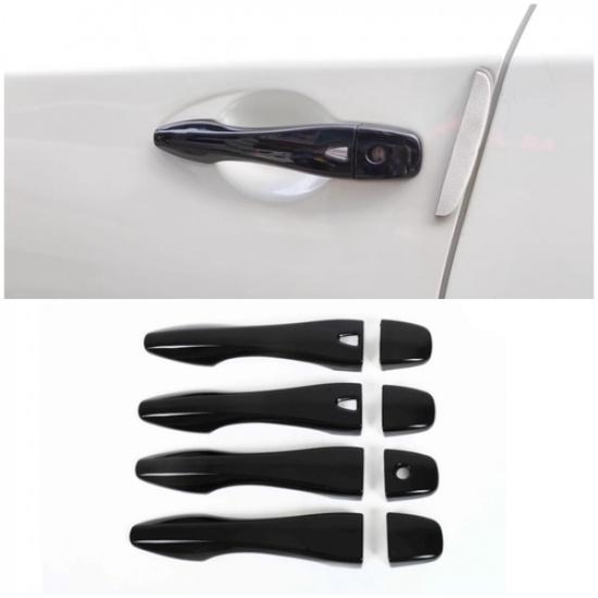 Glossy Black Smartkey Door Handle Lid Cover Trim For 2013-2018 Nissan Altima 8P