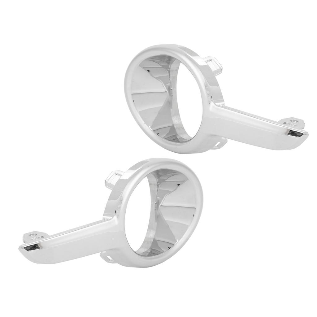 Fog Light Cover Chrome Plating High Strength ABS Plastic Front Bumper Fog Lamp Bezel for 208 2012‑20