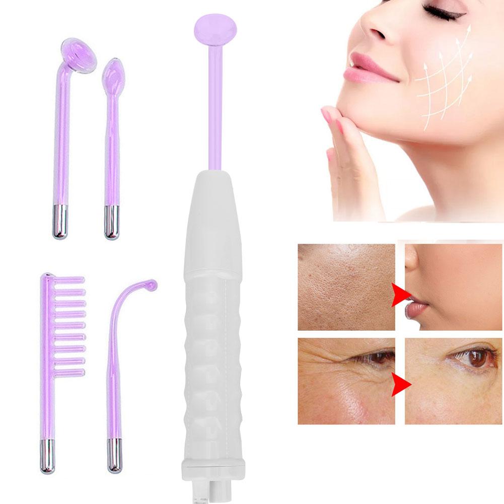 Handheld Portable High Frequency Electrotherapy Acne Spot Treatment Skin Tightening Wrinkle Removal