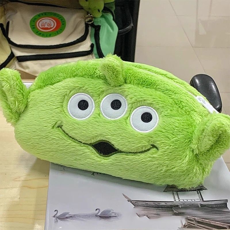 Lotso Alien Plush Pencil Case With Double Sided Design For Students And Office Supplies