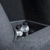 2x Car Trunk Side Storage Box Garbage Bins Organizer Flocking Mat Partition Board Stowing Tidying Compatible for