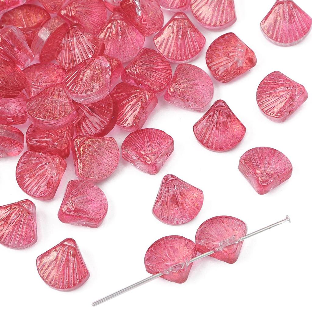 20 buc. Mărgele de perle fanbei de sticlă pentru bricolaj, colier, brățară, cercei, bijuterii, accesorii de artizanat