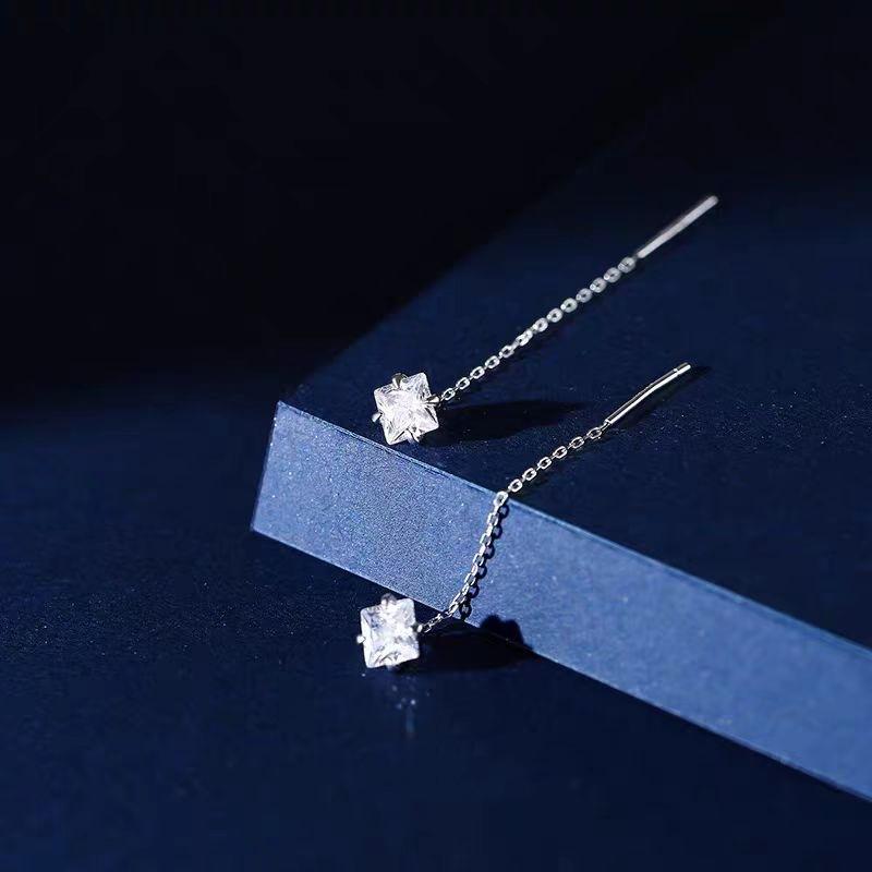 Simple Temperament Light Luxury Anti-lost Earrings Women's Fashion High Sense Tassel Versatile Super Fairy Personalized Earrings