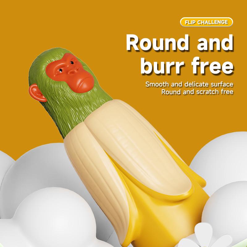 Creative Shan Hai Jing Flip Banana Monkey Shark Children's Party Table Game