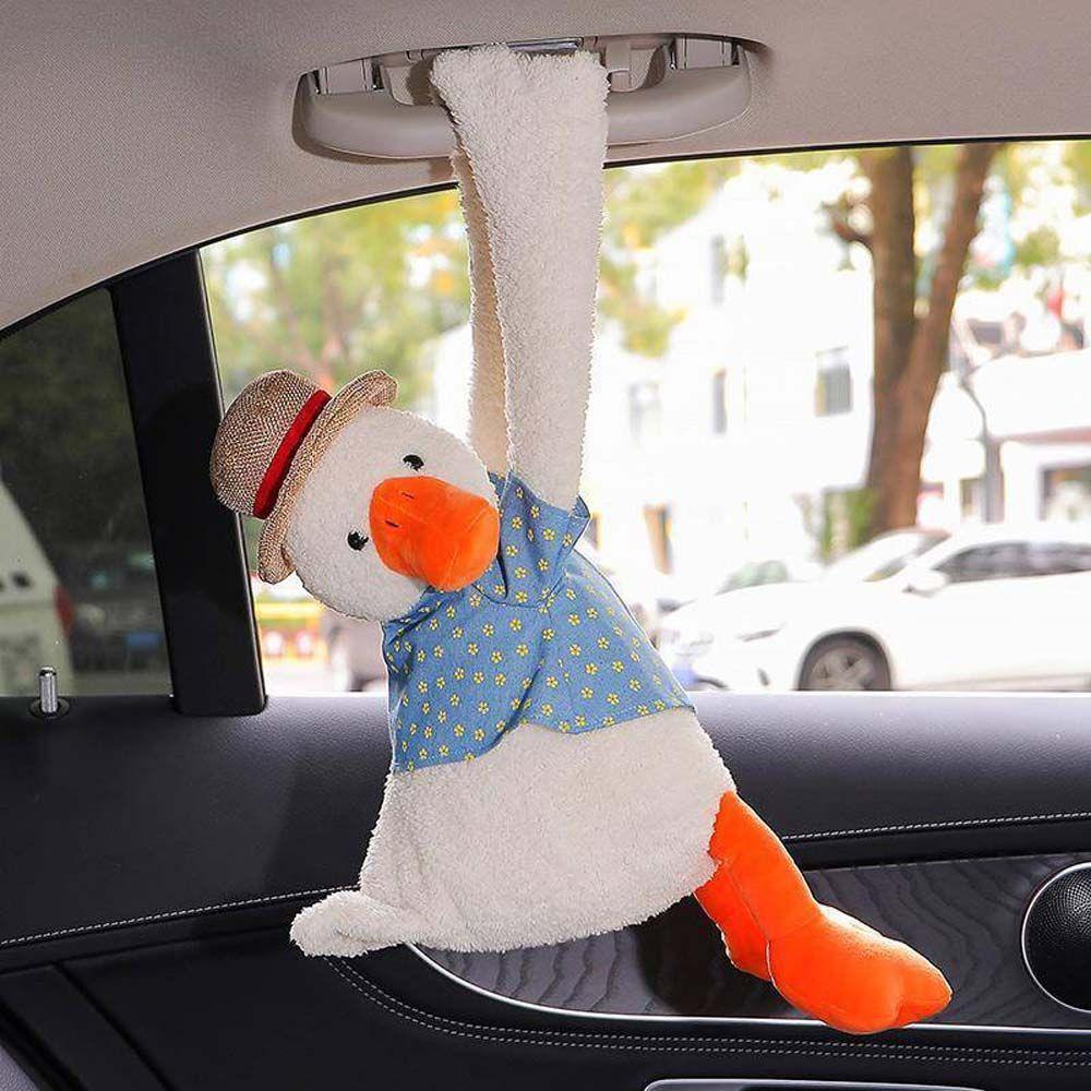 Car Hanging Animals Car Seat Car Tissue Bag Car Drawer Box Duck Tissue Box Paper Napkin Case