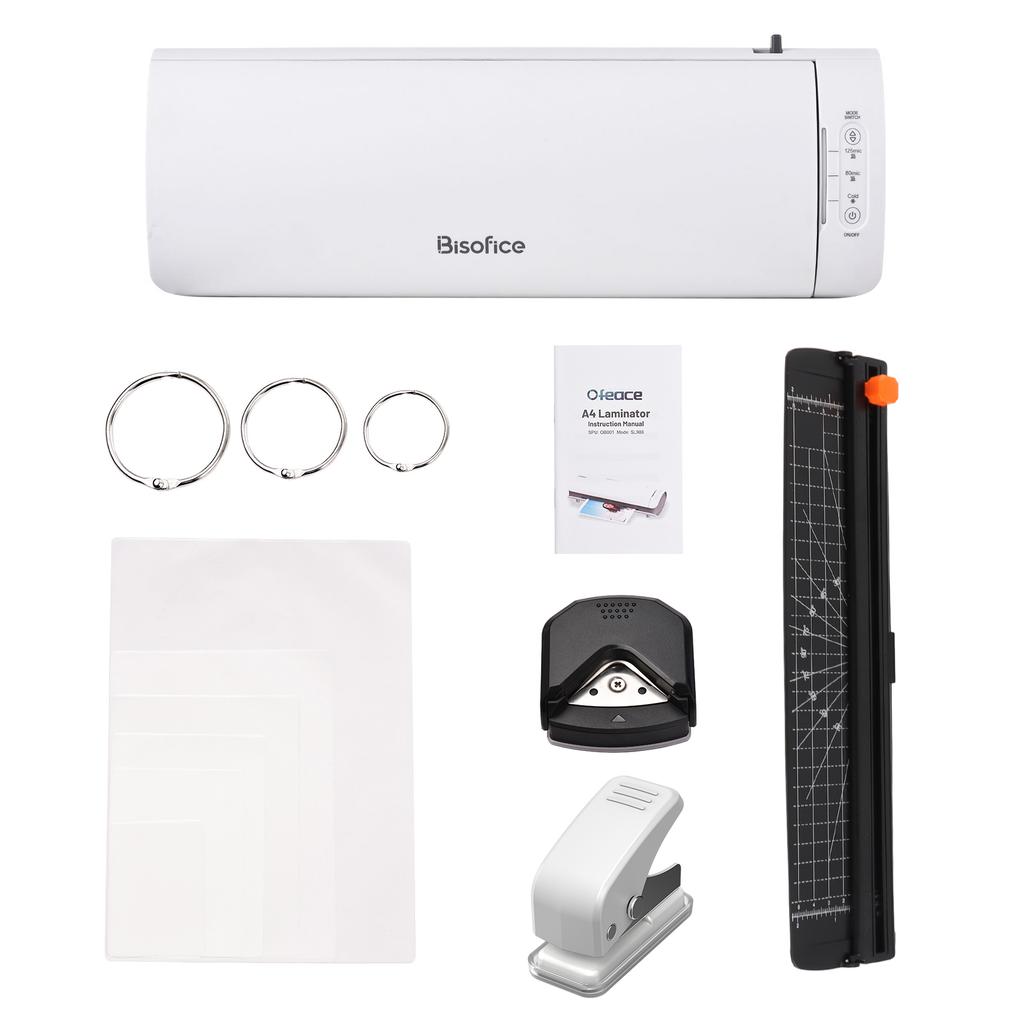 SL988 Desktop Laminator Machine Set A4 Size 6IN1 Multifunctional Hot and Cold Lamination 2 Roller