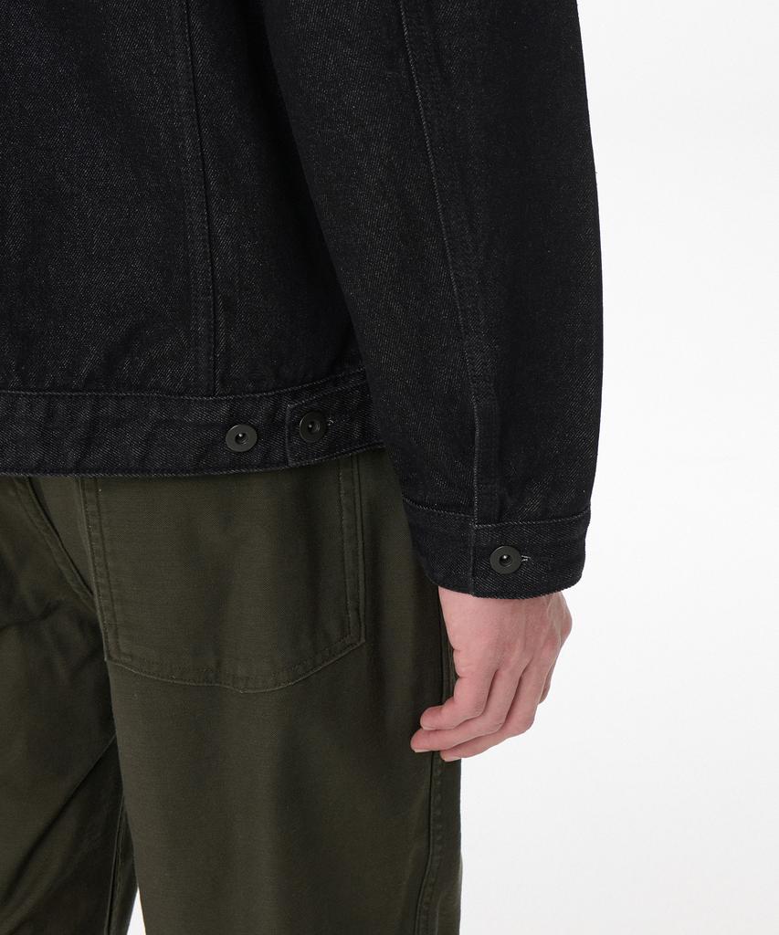 Musinsa Standard Relaxed Denim Trucker Jacket [Raw Black]