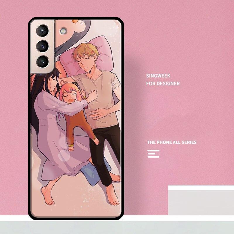 

Чехол Spy X Family с аниме Манга для Samsung Galaxy S20 FE S8 S9 S10 Plus Note 10 Note 20 Ultra S21 Ultra, чехол для телефона Note 20 Ultra