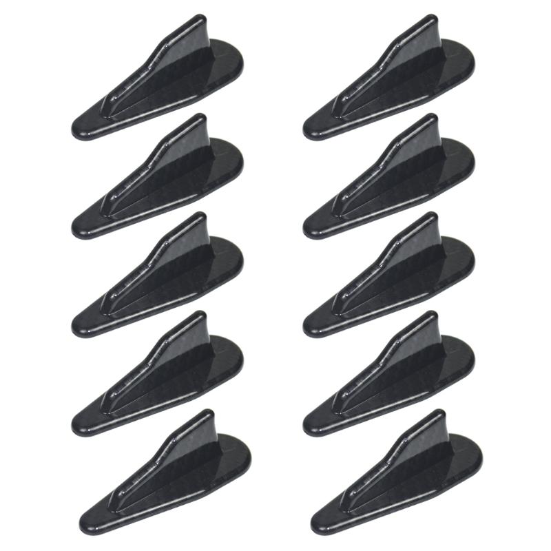 Set Universal Spoiler Aripă Fin de Pește pentru Portbagajul Mașinii Spikes Spate pe Acoperiș Vortex de Aer 10 buc