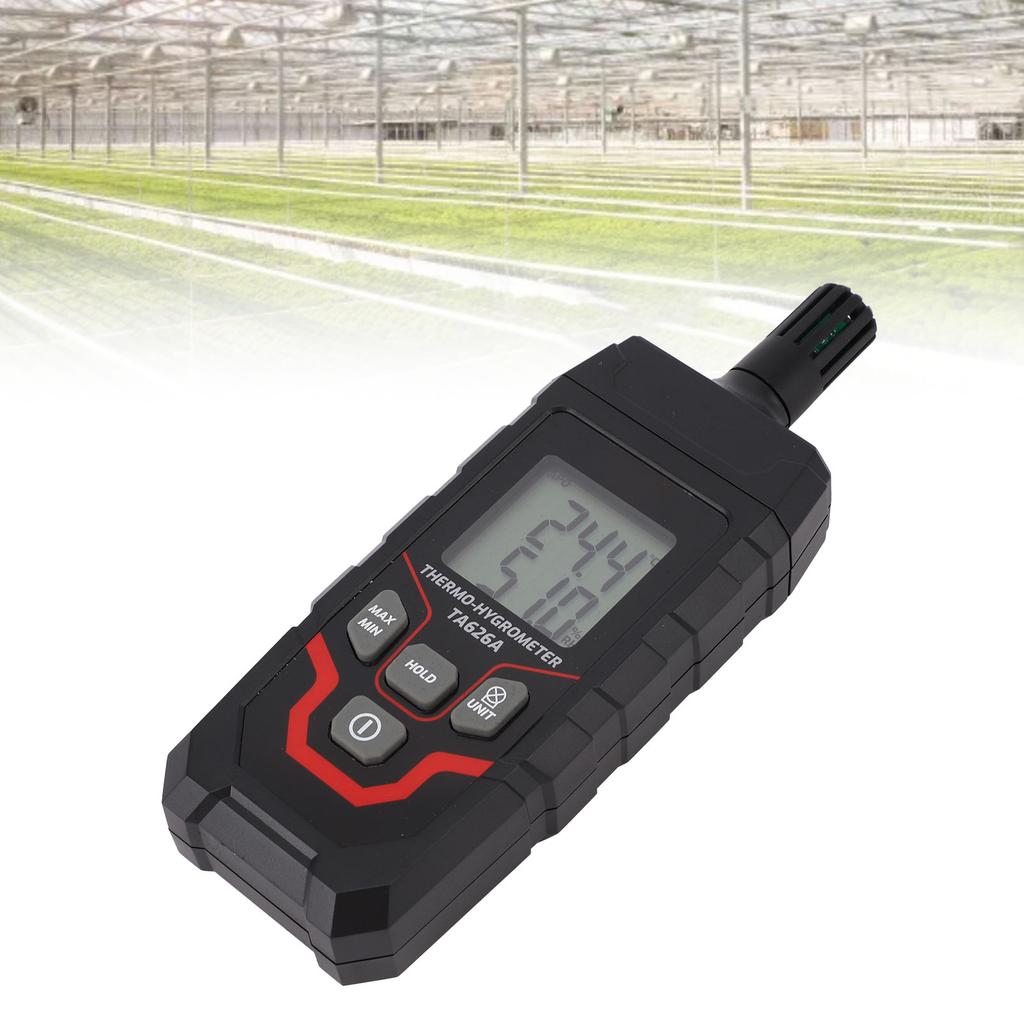 Digital Hygrometer Thermometer Dew Point Wet Bulb Ambient Temperature and Humidity Meter