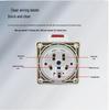 IP67 Aviation Plug Triangular Pin, Flame Retardant, 16A 3-Pin, Single-Phase 220V Socket