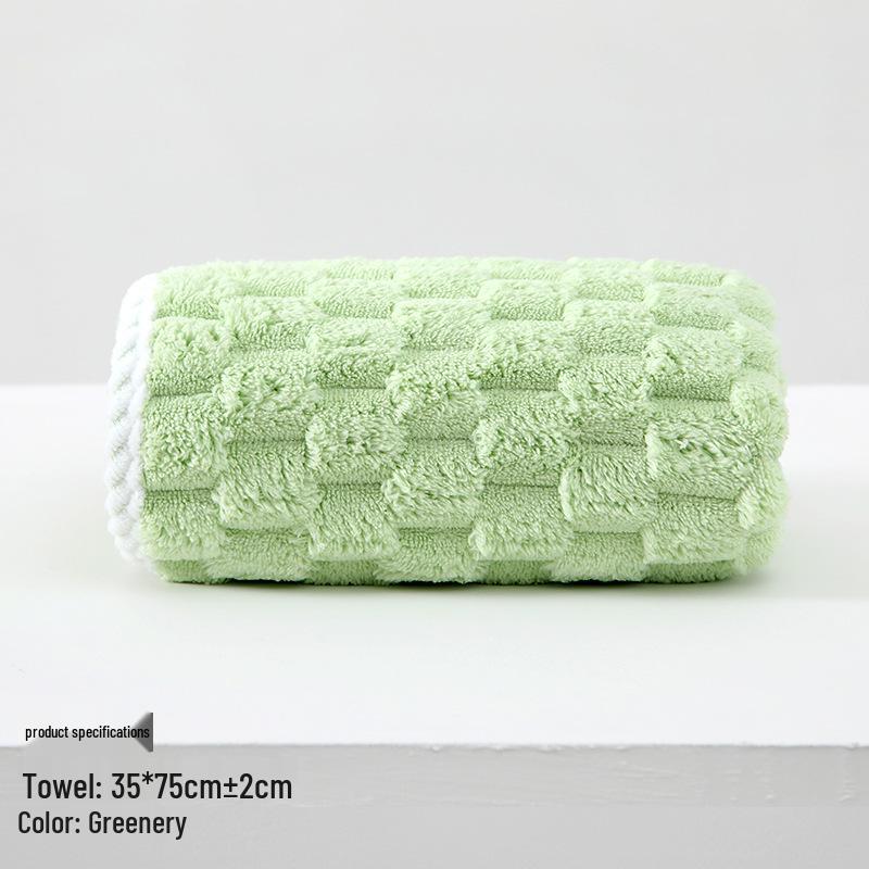 Xiangfengyun Dorge Large Coral Fleece Bath Towel Set - Extra Thick, Soft, and Absorbent (85x150 cm)