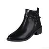 Fashionable Versatile Autumn Winter New Style Thick Heel Pointed Toe Women'S Boots Elegant Simple Women Shoes Short Boots