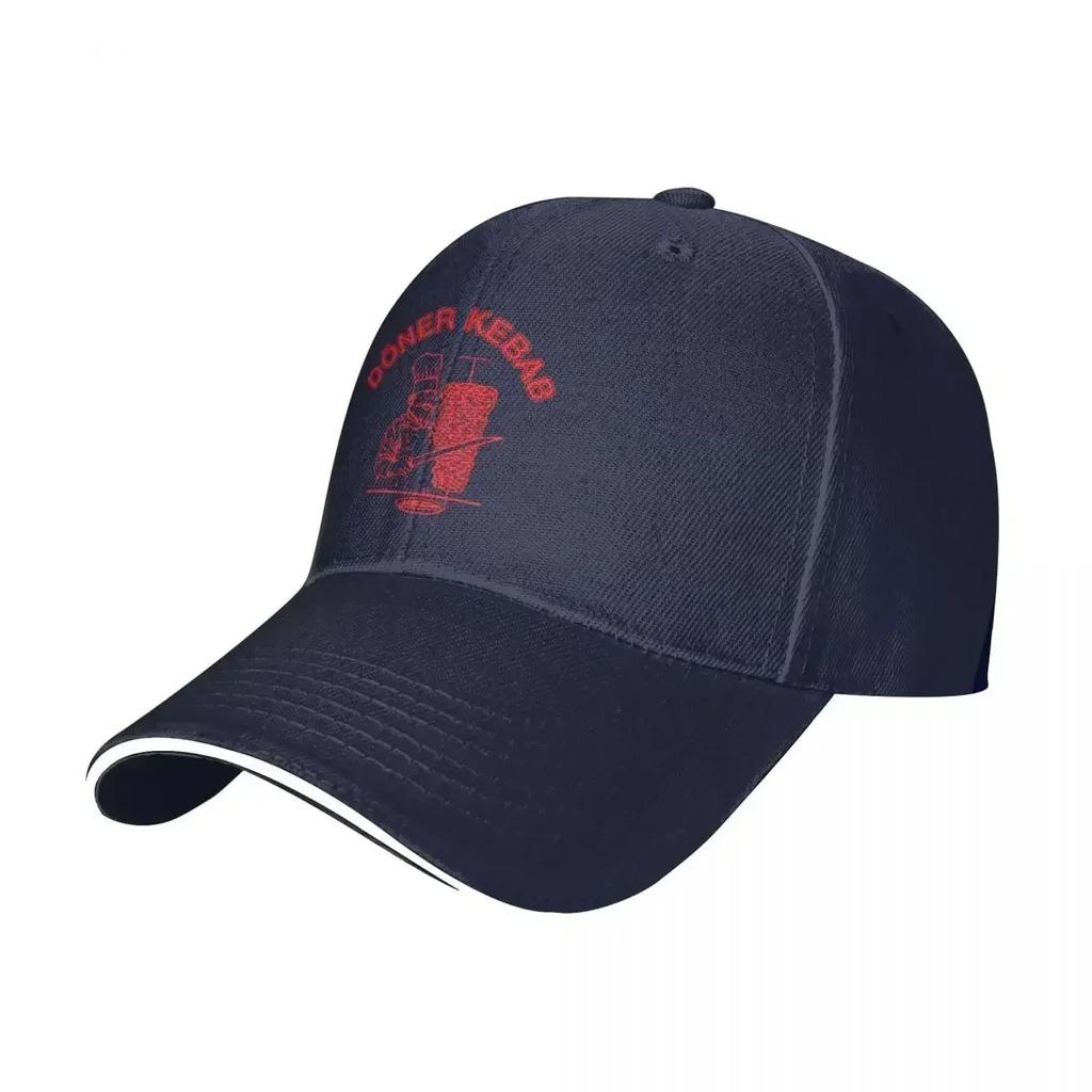 Doner Kebab Graphic Baseball Cap Casual Funny Sandwich Caps for Unisex Women Breathable Dad Hat Running Golf