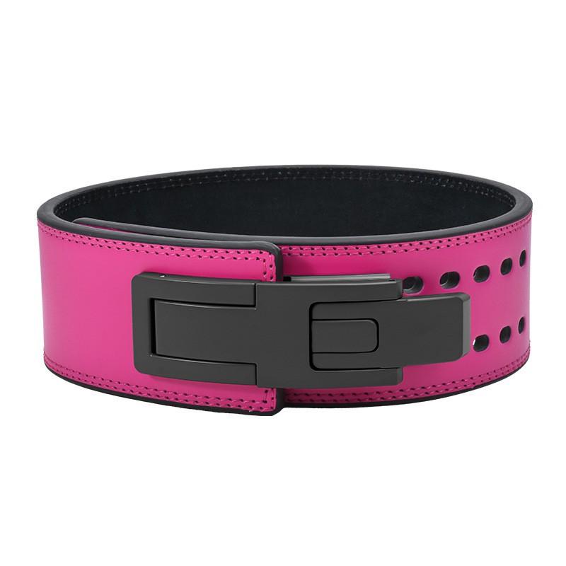Cowhide Bodybuilding Exercise Squat Hard Pull Strength Weightlifting Professional Lever Buckle Belt Protection Power Waist