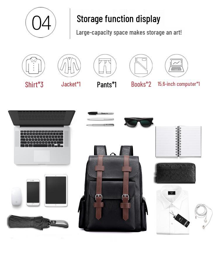 Large Capacity Waterproof Fashion Backpack for Men and Women - Travel & Laptop Shoulder Bag
