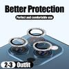 3Pcs Camera Lens Protector For iPhone 11 12 13 14 15 Pro Max Mini Protective Glass For iPhone 14 15 Pro Max Camera Lens Glass 4