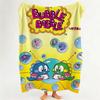Game G Game B Bubble B Bobble Throw Flannel Throw Blanket Suitable for Sofa Living Room Bedroom