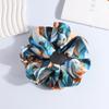 Korean Retro Fold Chiffon Scrunchies, Sweet Temperament Oversized Hair Band for Girls