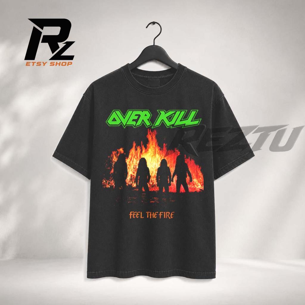 Tričko s logem kapely Overkill: Cítíš oheň | Metalové tričko