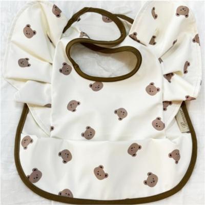 Ro&Coco Waterproof Frill Bib, 1 Piece, 1 Piece, 1 Bear