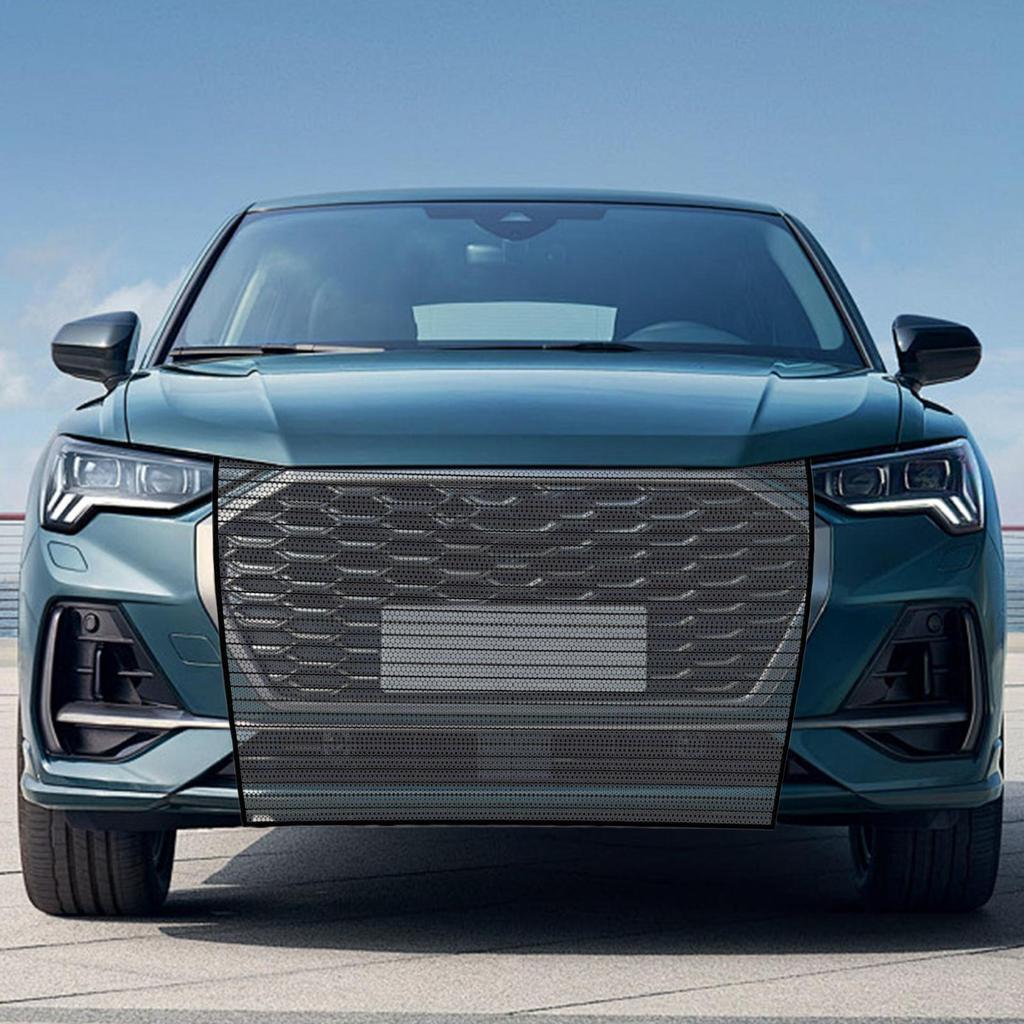 Car Grille Net Front Bumper Grill Cover Anti-Clogging Cover For Radiator Vehicle Prevent Stone Dirt And Leaf From Flying Into