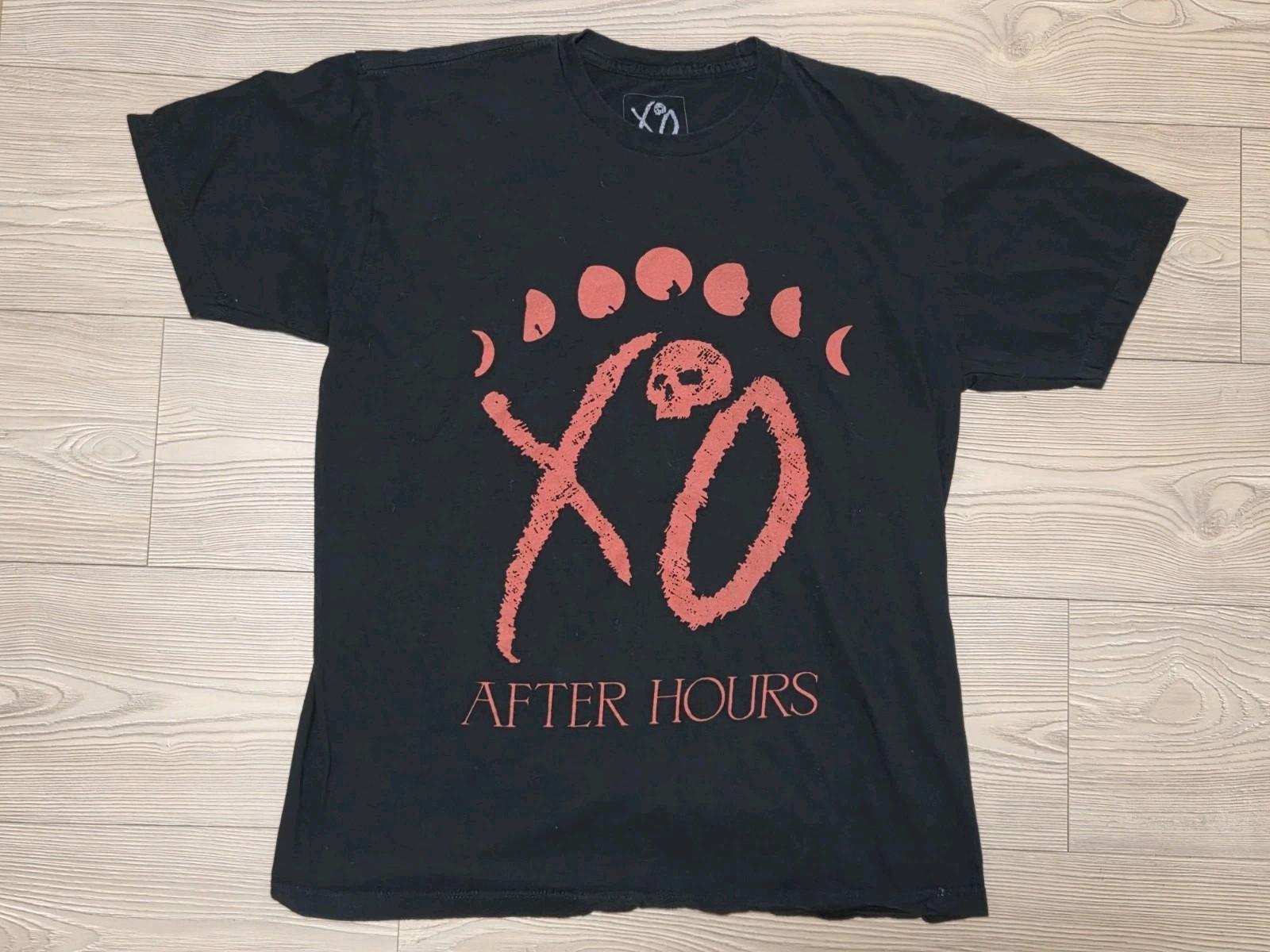 The Weekend Shirt Mens Large After Hours XO Streetwear Tour Album Black Unisex T-Shirt M