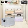 Tenma ROX 530L Durable Storage Box, Made In Japan, Disaster Preparedness, Clear Case, Container Box, Heavy-Duty Clothing Case, Plastic Case [39cm W X
