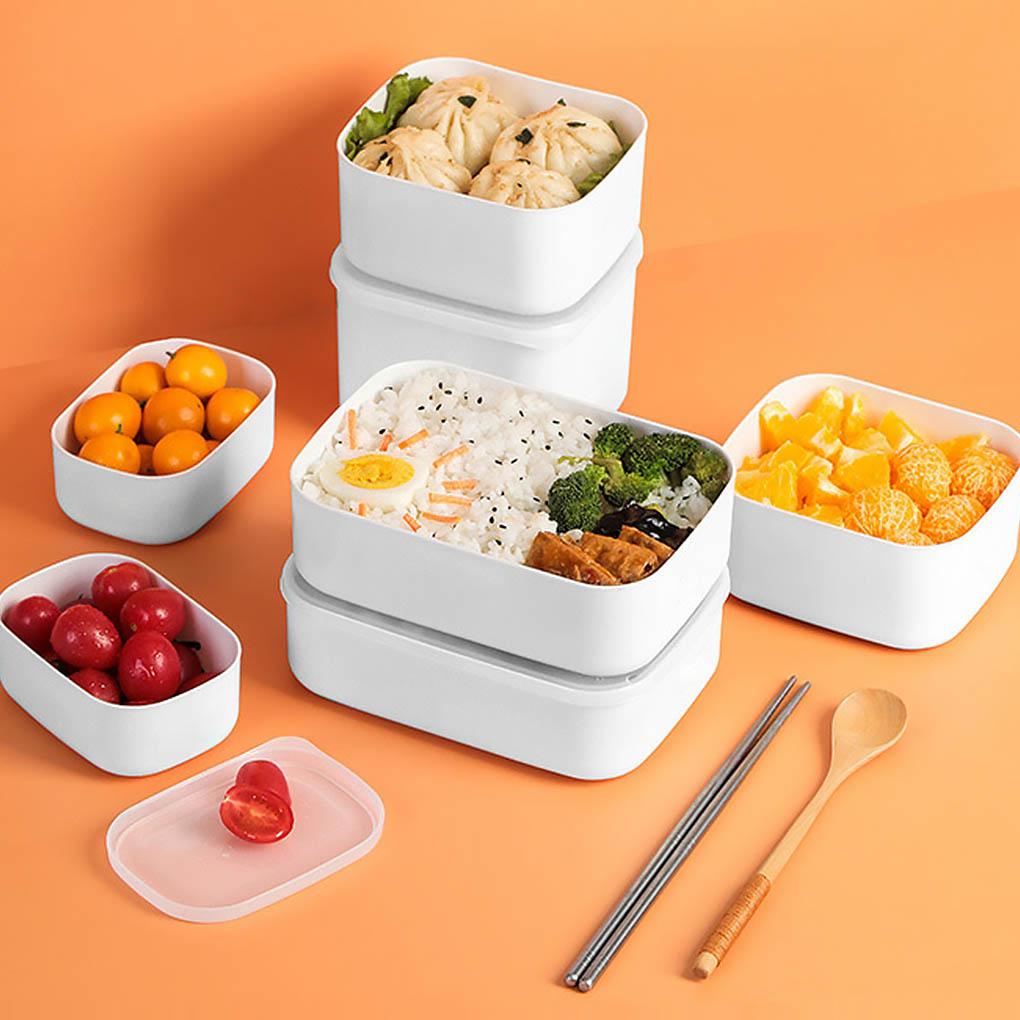 Scatola Contenitore per Alimenti con Coperchio Impilabile Conserva Freschezza Contenitore per Frigorifero Scatola Organizzatrice per Cucina di Casa Strumento 280ml