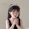 [YNOBUN] Cute Princess Birthday Crown Hairband, Sparkly Kids Party Photo Shoot Accessory (Silver)