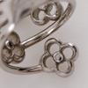LOUIS VUITTON Ring Flower Full Ring M68130 Silver metallic #5.1(US Size) 5.0g Women Used