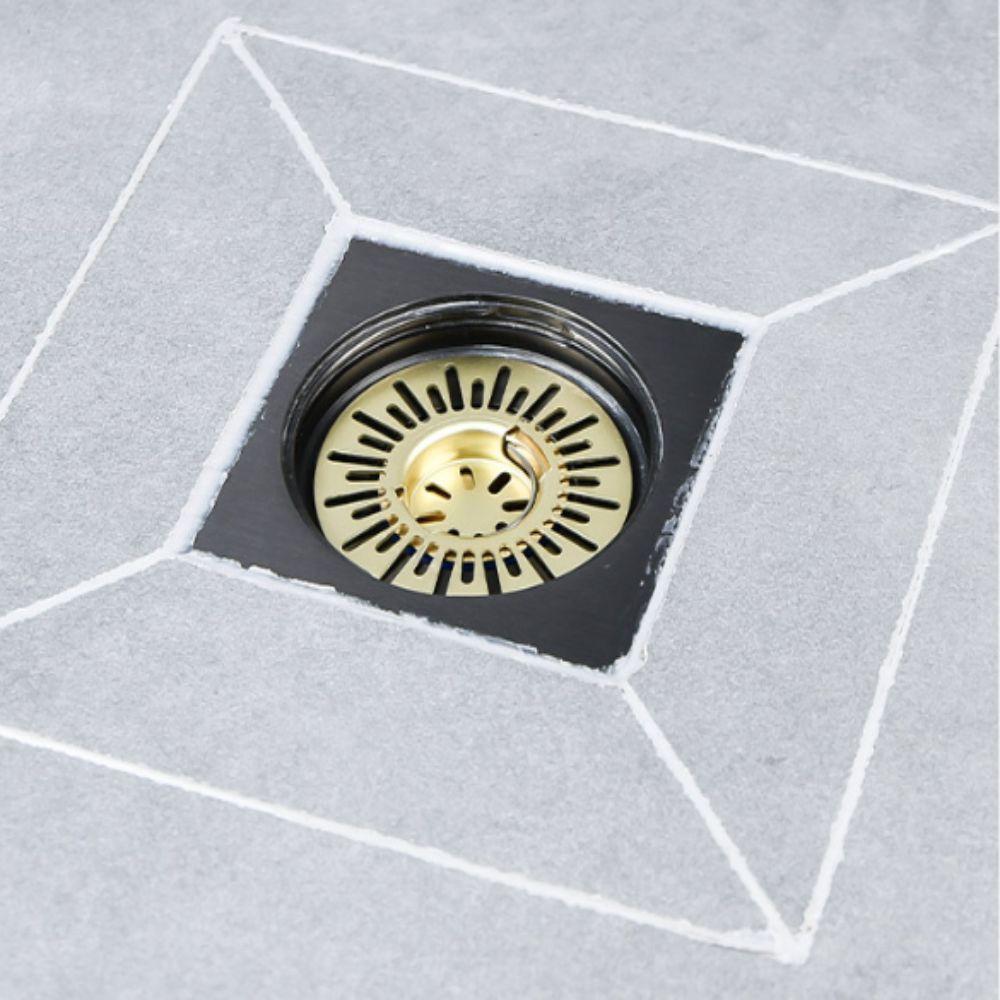 Deodorization Shower Floor Drain Insectproof Toilet Sewer Drain All-copper Floor Drain  Toilet