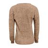 Women's Casual And Fashionable V-Neck Long-Sleeved Crossed -Color Knitted Sweater
