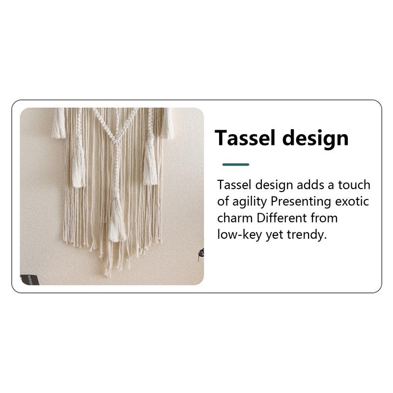 Handgjord Drömfångare Boho Drömfångare Prydnad Dekor Drömfångare Virkad Blomma Väggbonad Prydnader Hängande Tofsar