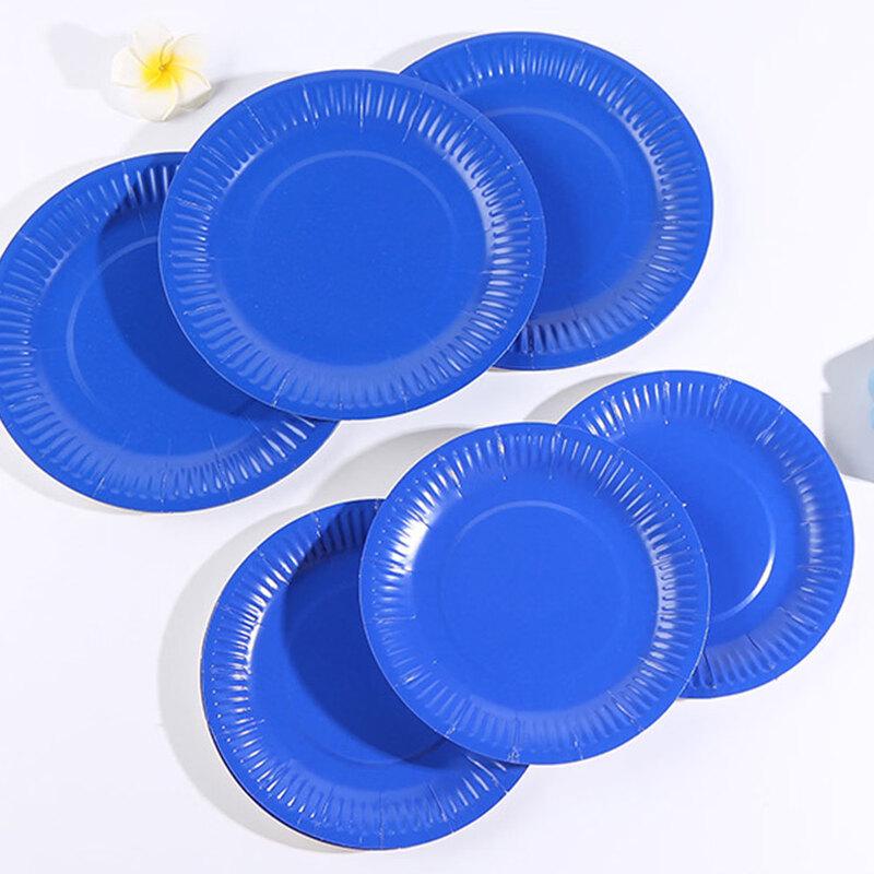 OIMG Creative Round Disposable DIY Craft Paper Plates
