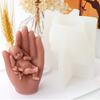 Hand-Holding Youngsters Candle Making Kit-3D Embossed Silicone Mold for Youngsters' Plaster&Resin Crafts,Aromatherapy Decor