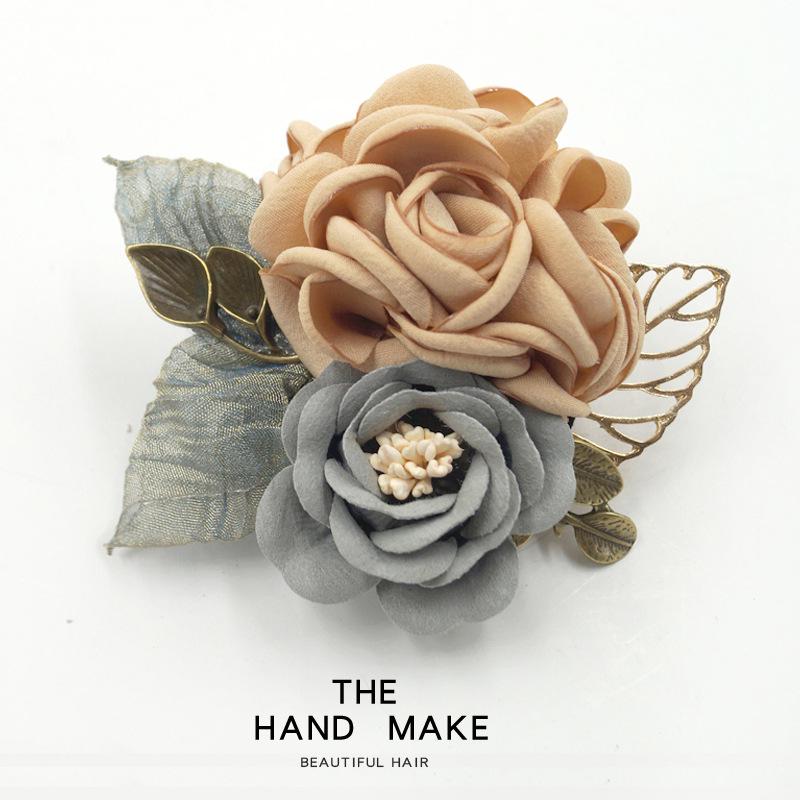 Koreanische Elegante Trockenblumenbrosche für Damen - Schlichtes Professionelles Pullover-Accessoire