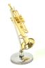 SUNRISE SOUND HOUSE Miniature Musical Instrument Trumpet 1/12 Gold