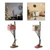 Christmas Santa Mailbox Creative Unique Sturdy Christmas Decoration Decorative for Indoor Outdoor Party Holiday Home Xmas