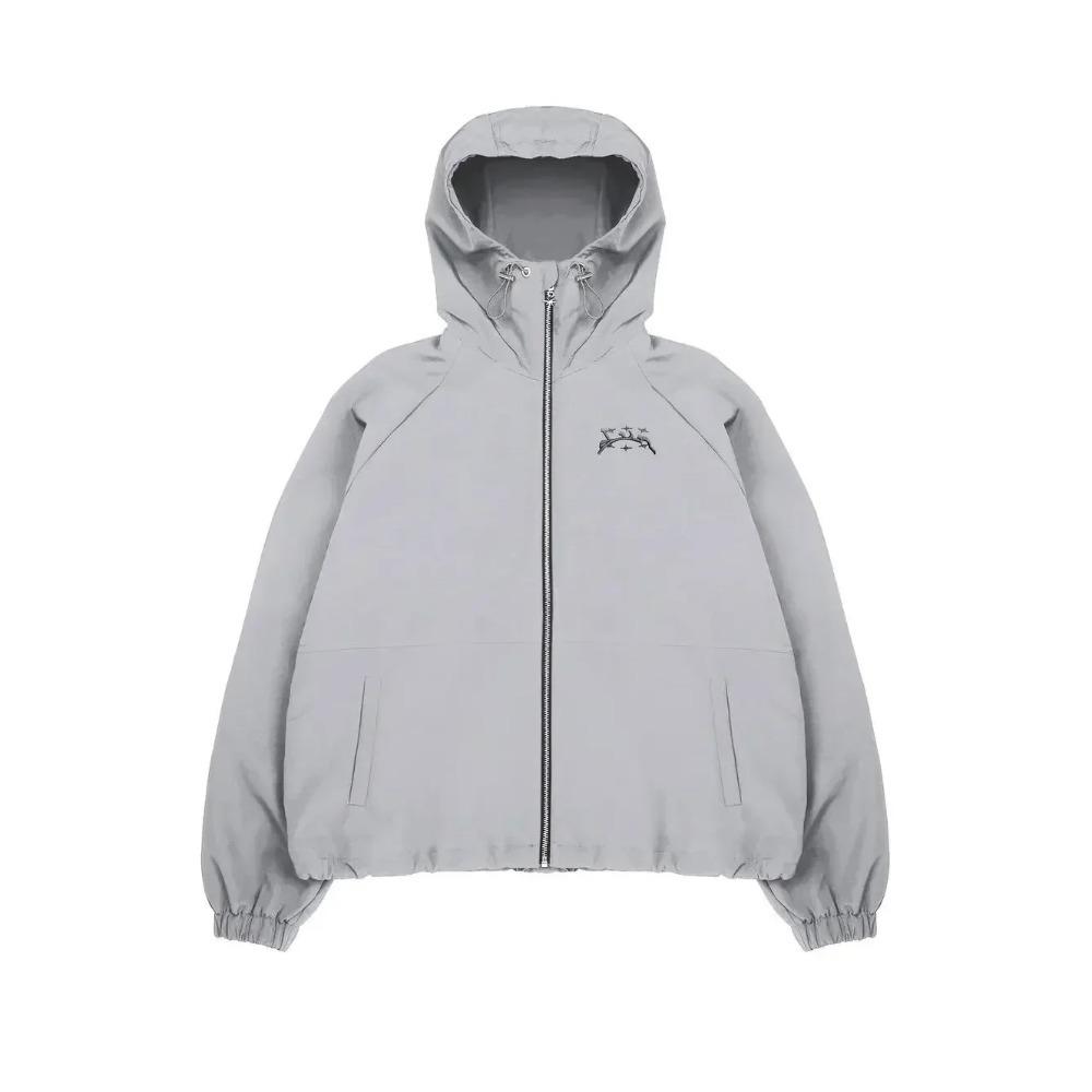 ZYLLO Streetwear Y2k Track Jacket Retro Classic Print Windbreaker Zip Sweatshirt Hoodie Fashion Harajuku Bomber Jacket Tops Unisex