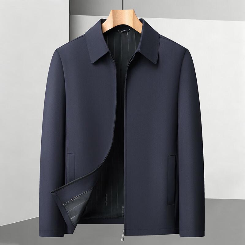 ROMON Men's Business Casual Zipper Jacket
