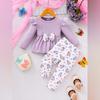 Kids' Long-Sleeve Top Set - Casual, Stylish & Versatile Children's Outfit