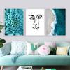 Nordic Decoration Poster and Prints Life Quote Flower Sea Landscape Wall Art Canvas Painting Decorative Picture Home Decor