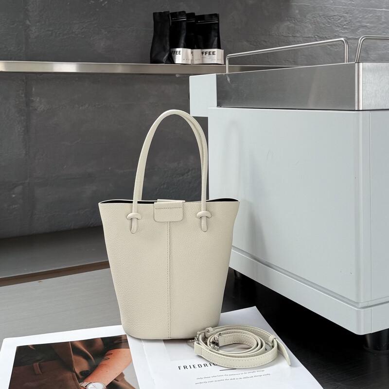 Настоящая кожаная сумка-корзина Dou Xiaozhu