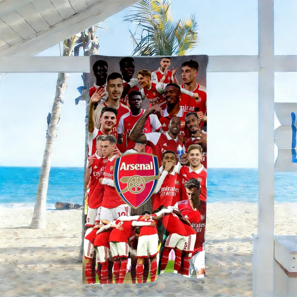 Arsenal Football Player Beach Towel Quick-Dry Soft Microfiber Comfortable Lightweight