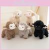 Cute Curly Wool Sheep Plush Toy With Pp Cotton Filling For Children And Gift Giving