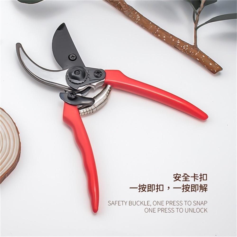 Экономящие труд секаторы для веток Садовые секаторы Секаторы для ветвей деревьев Секаторы для веток цветов Прививочные секаторы для обрезки Садоводство красный