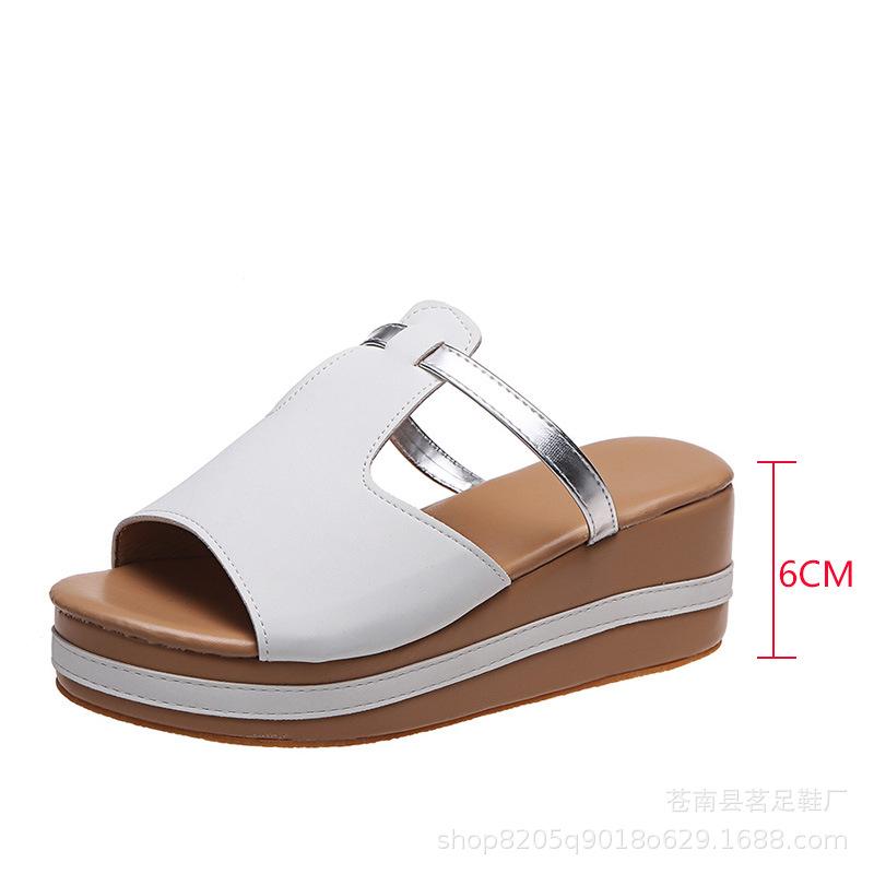 Platform Slippers Women Summer Casual Beach Shoes Ladies Open Toe Shoes Slides Women Footwear