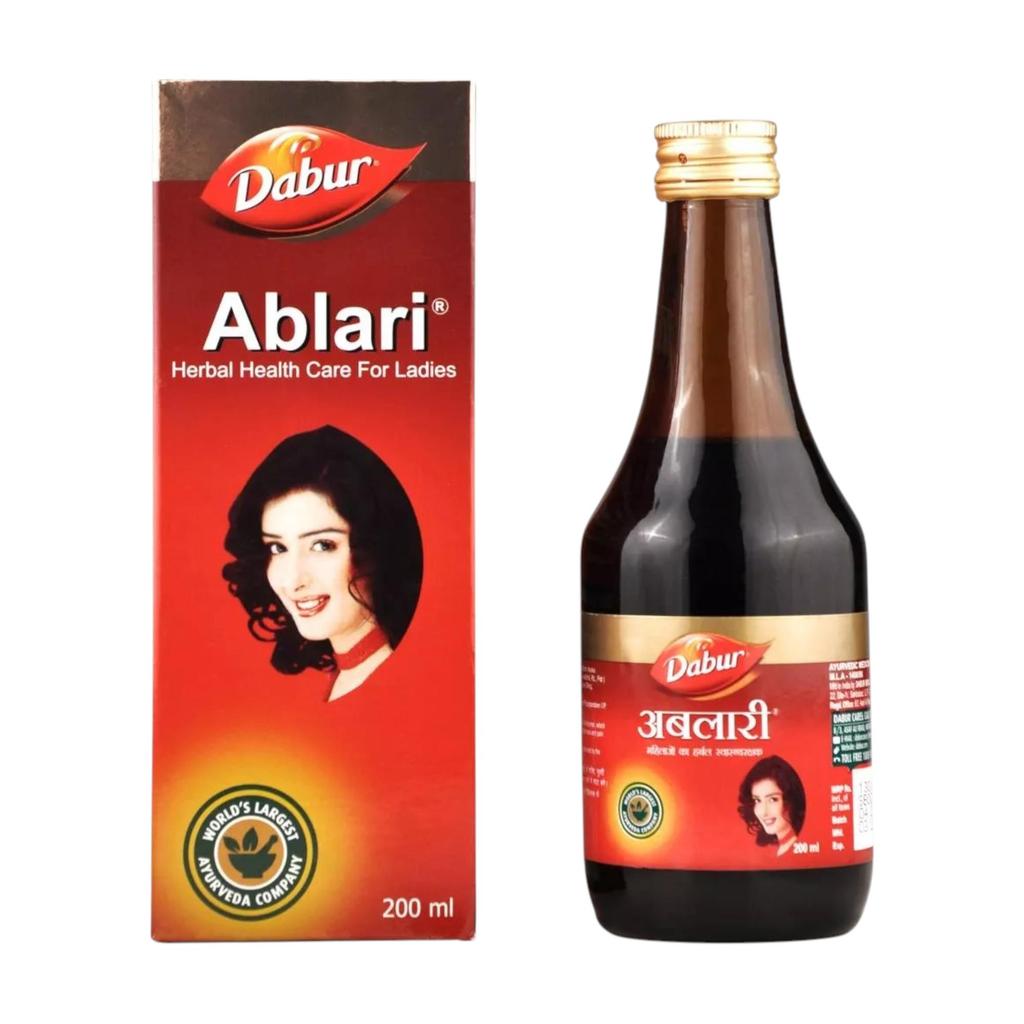 Dabur Ablari Women’s Vitality Syrup 200ml | Restorative Herbal Tonic for Hormonal Balance, Energy & Overall Wellbeing
